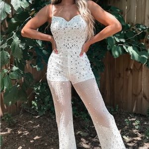 Forever Kiss Rhinestone Jumpsuit